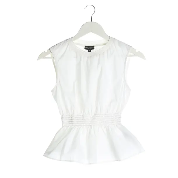 In alto, in Bianco, Cotone, Emporio Armani