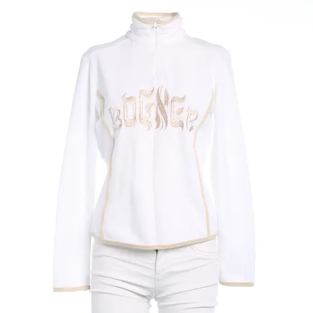 Fleece Shirt, in White, Polyester, Bogner