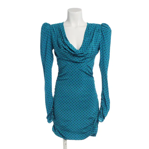 Cocktailkleid, in Blau, Seide, Alessandra Rich