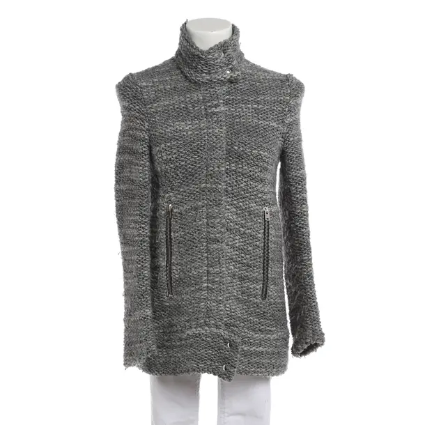 Cardigan, in Gray, Acrylic, Iro