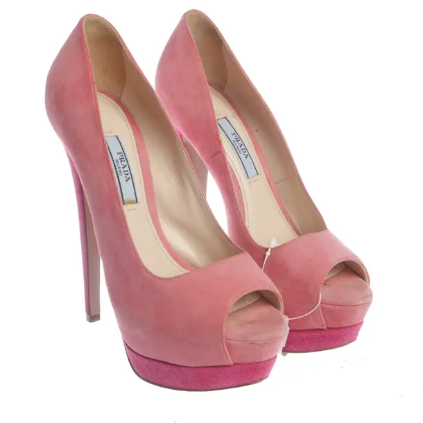 Peep Toes, in Light Pink, Prada