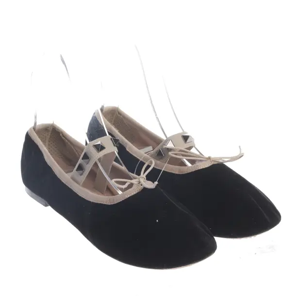 Ballet Flats, in Black, Valentino