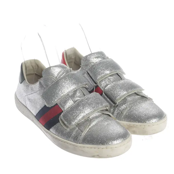 Sneakers, in Silver, Gucci