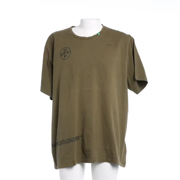 T-Shirt, in Camouflage, Cotton, Off-White