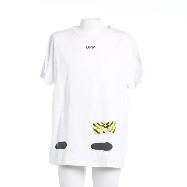 T-Shirt, in White, Cotton, Off-White