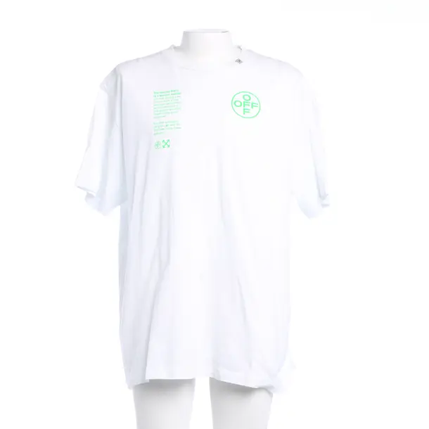 T-Shirt, in White, Cotton, Off-White