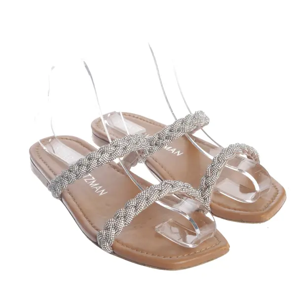 Sandali, in argento, Stuart Weitzman