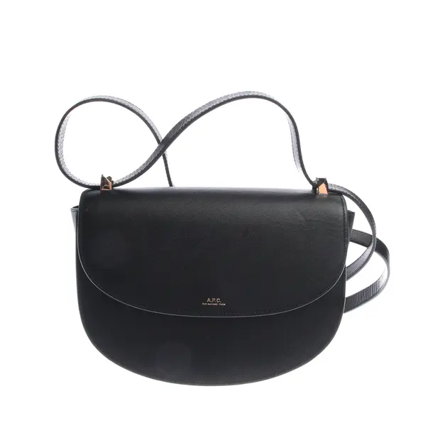 Shoulder Bag, in Black, Leather, A.P.C