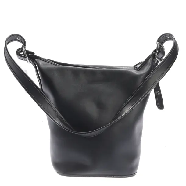 Borsa a secchiello, in Nero, Pelle, Allenatore