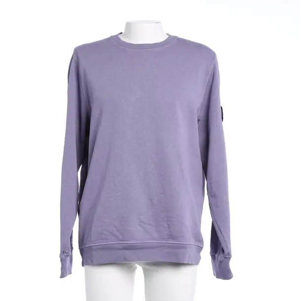 Felpa con cappuccio, in Lavanda, Cotone, Isola di pietra