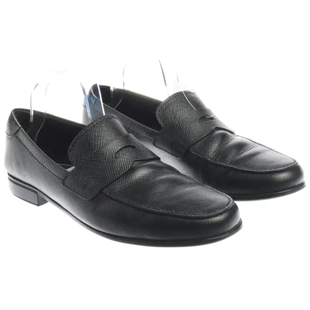 Loafers, in Schwarz, Prada