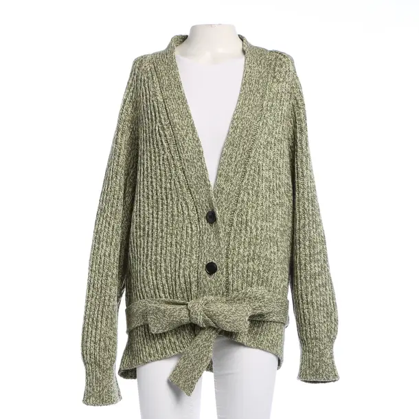 Cardigan, in Green, Wool, Ganni