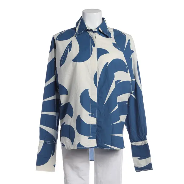 Bluse, in Blau, Baumwolle, Odeeh