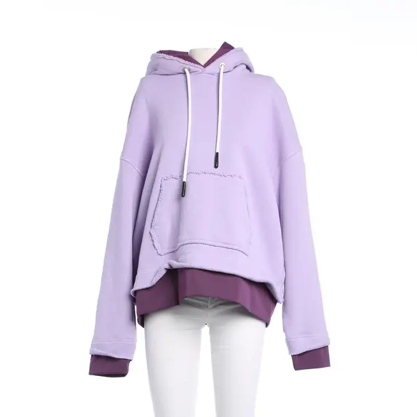 Felpa con cappuccio, in Lavanda, Cotone, Angeli delle palme