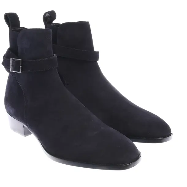 Stiefeletten in Blau, , Hugo Boss