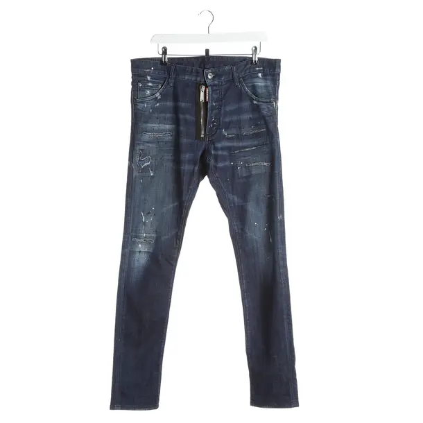 Pants, in Blue, Cotton, Dsquared