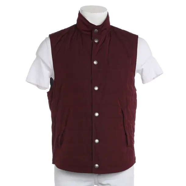 Vest, in Bordeaux, Polyester, Brunello Cucinelli