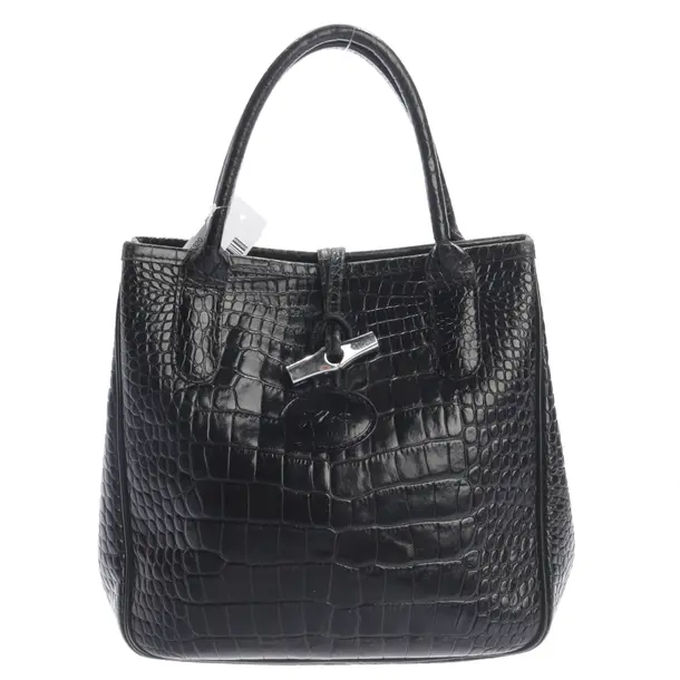 Handbag, in Black, Leather, Longchamp