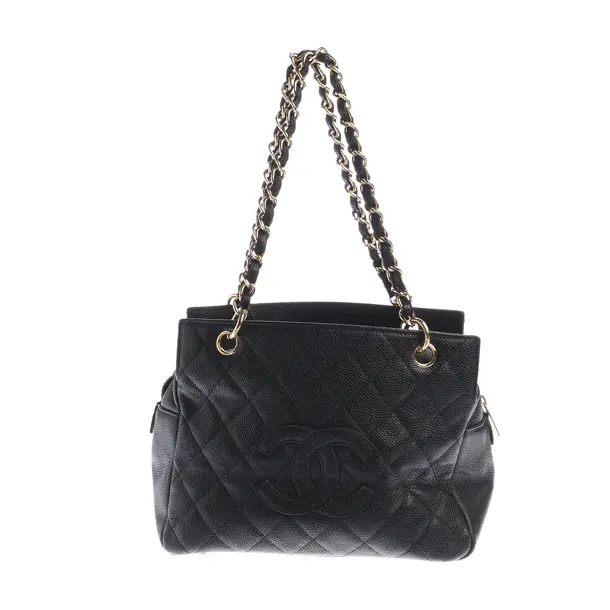 Schultertasche, in Schwarz, Leder, Chanel