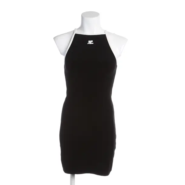 Dress, in Black, Cotton, Courrèges