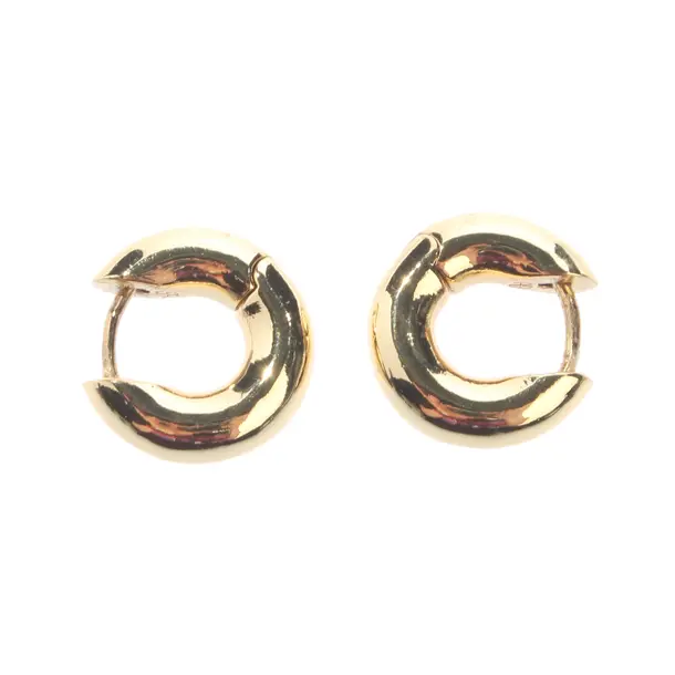 Ohrringe, in Gold, Metall (metallisch, metallisiert), Anine Bing