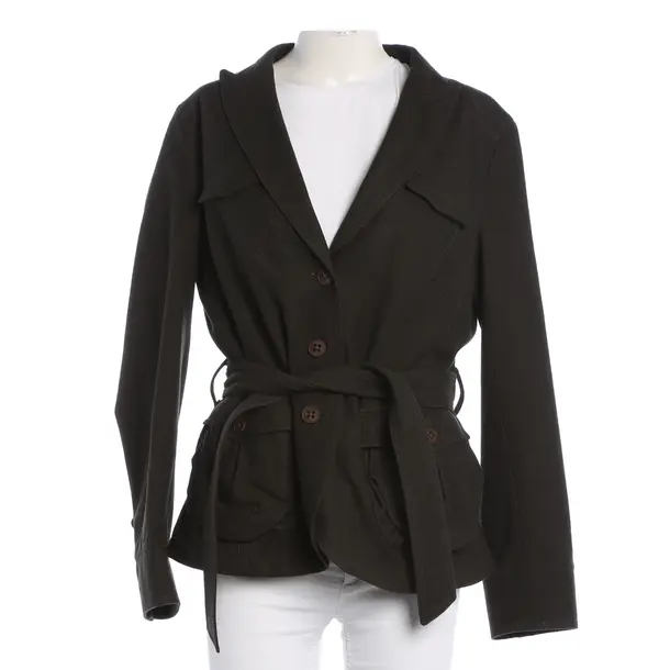 Mid-Season Jacket, in Dark Brown, Wool, Hugo Boss Orange