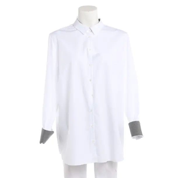 Bluse, in Weiß, Baumwolle, Van Laack