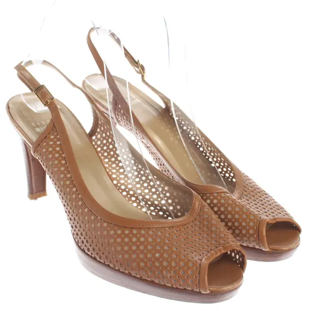 Heeled Sandals, in Brown, Stuart Weitzman