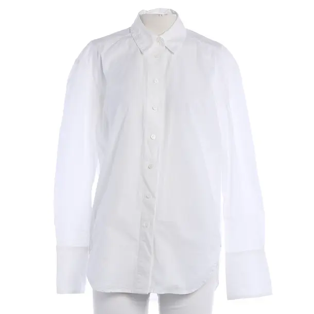 Blouse, in White, Cotton, Steffen Schraut