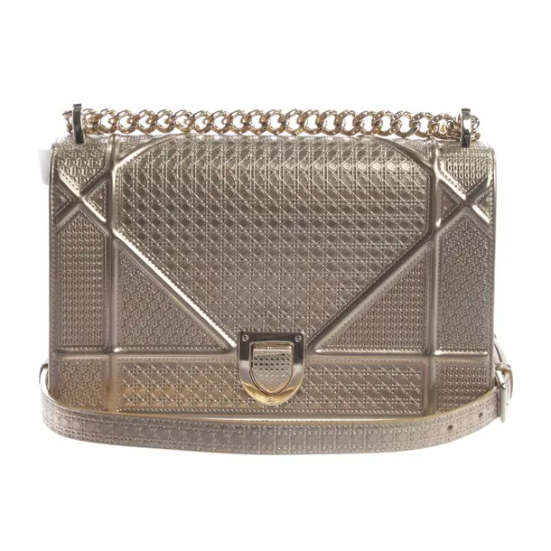 Shoulder Bag, in Gold, Leather, Dior