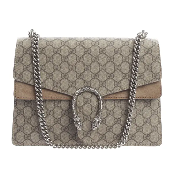 Shoulder Bag, in Light Brown, Leather, Gucci