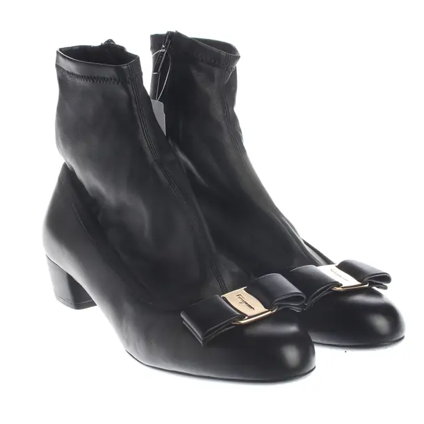 Ankle Boots, in Black, Salvatore Ferragamo