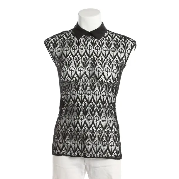 Top, in Black, Cotton, Prada