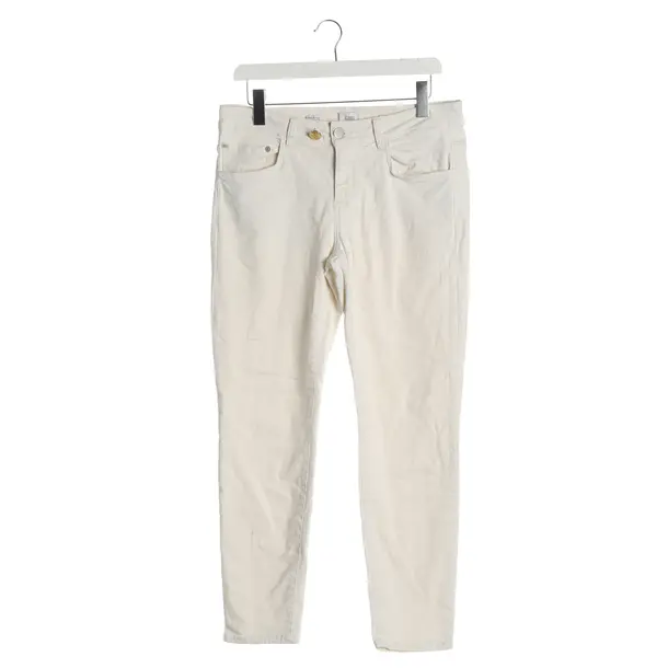 Straight Fit Jeans, in Cream, Cotton, Closed