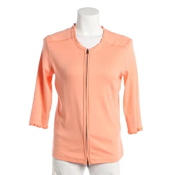 Strickjacke, in Orange, Baumwolle, Marc Cain