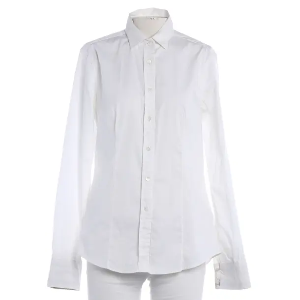 Bluse, in Weiß, Baumwolle, Caliban