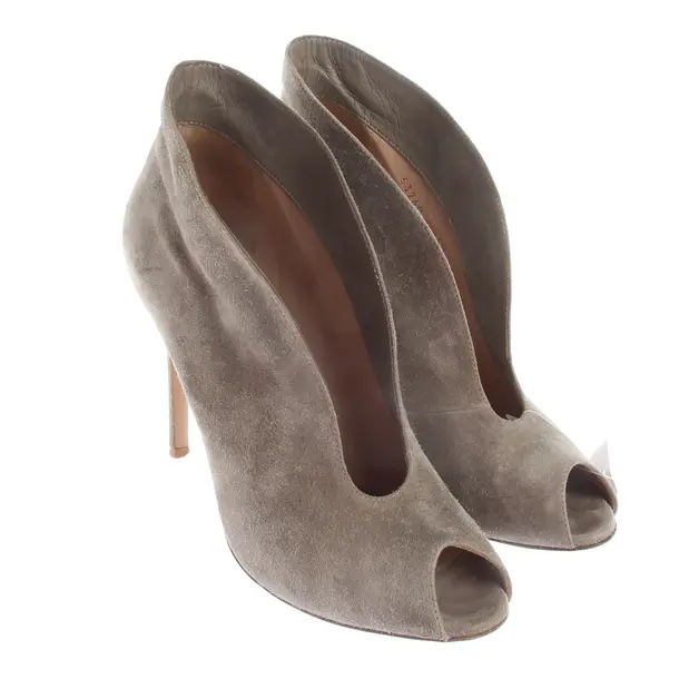 Peeptoes, in Grau, Gianvito Rossi