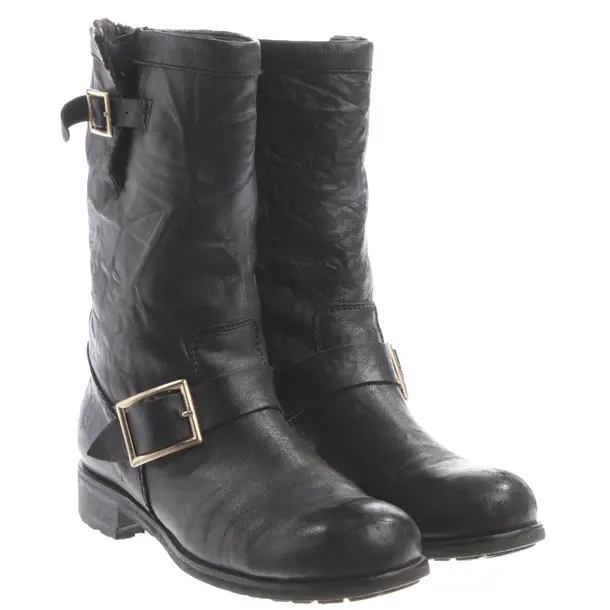 Stiefeletten, in Schwarz, Jimmy Choo