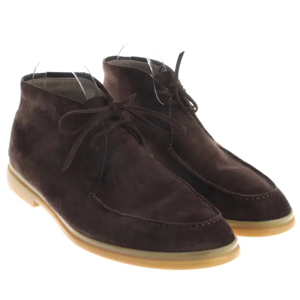Lace Up Shoes, in Brown, Loro Piana