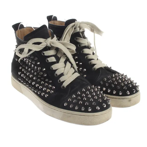 High-Top Sneakers, in Black, Christian Louboutin