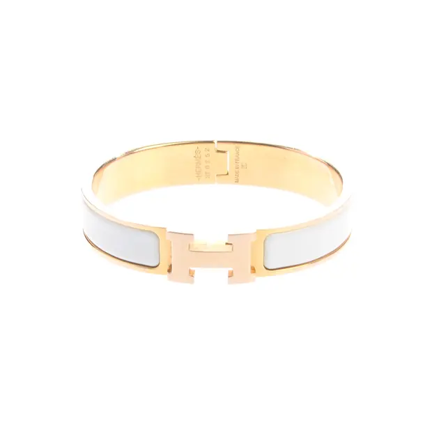 Bangle, in Gold, Metal (metallic, metallized), Hermès