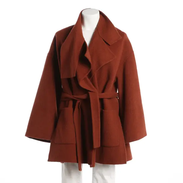 Mid-Season Coat, in Brown, Wool, Vince