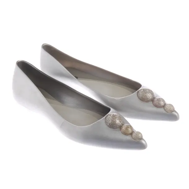 Ballerine, in Grigio chiaro, Karl Lagerfeld