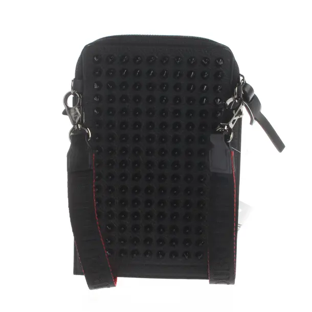 Handytasche, in Schwarz, Leder, Christian Louboutin
