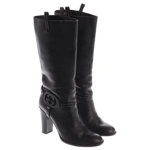 Stiefel, in Schwarz, Gucci