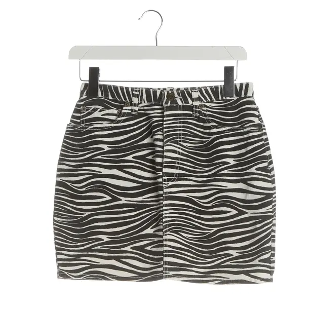 Rock, in Weiß, Baumwolle, Saint Laurent