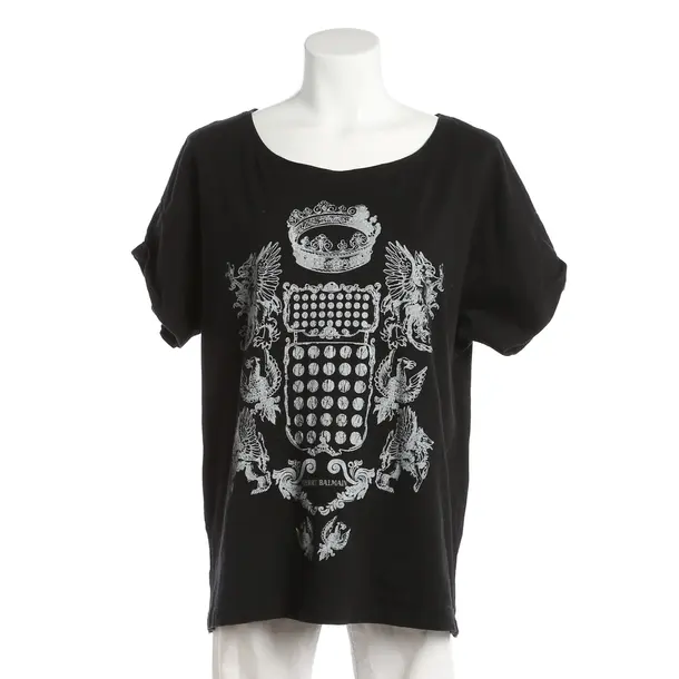 Shirt, in Black, Cotton, Balmain