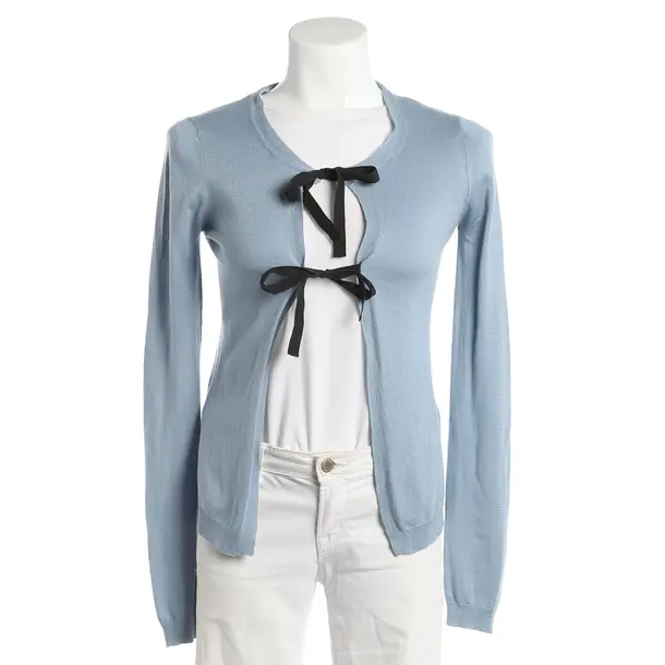 Strickjacke, in Hellblau, Seide, Jil Sander