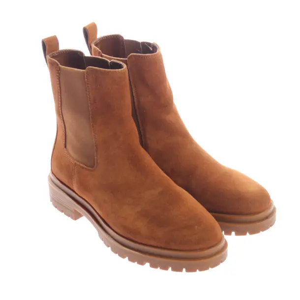 Chelsea Boots, in Hellbraun, Saint Laurent