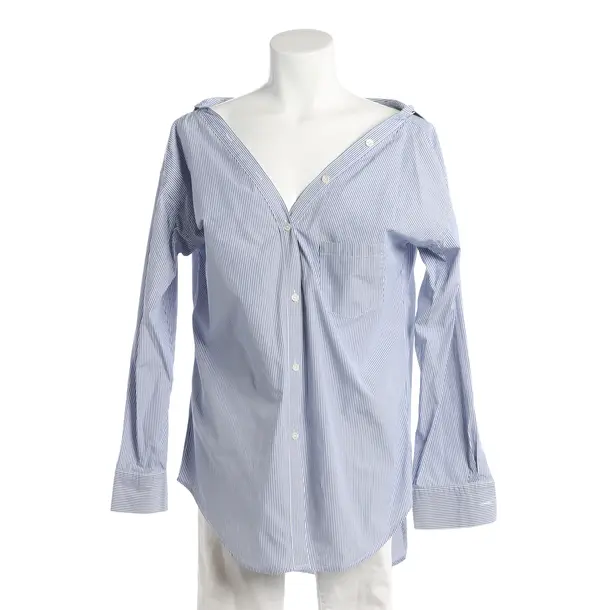 Bluse, in Blau, Baumwolle, Theory